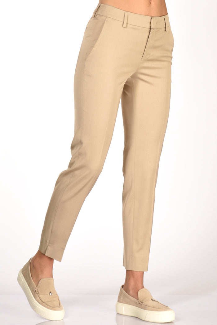 Pt Torino Pantalone New York Beige Donna - 1