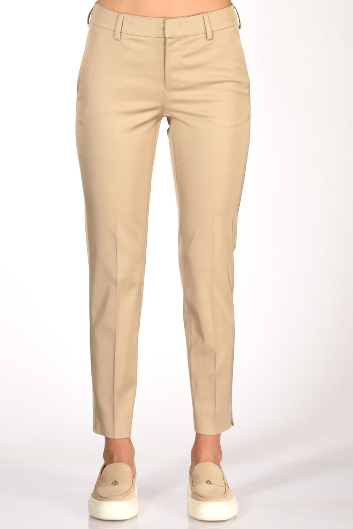 Pt Torino Pantalone New York Beige Donna - 3
