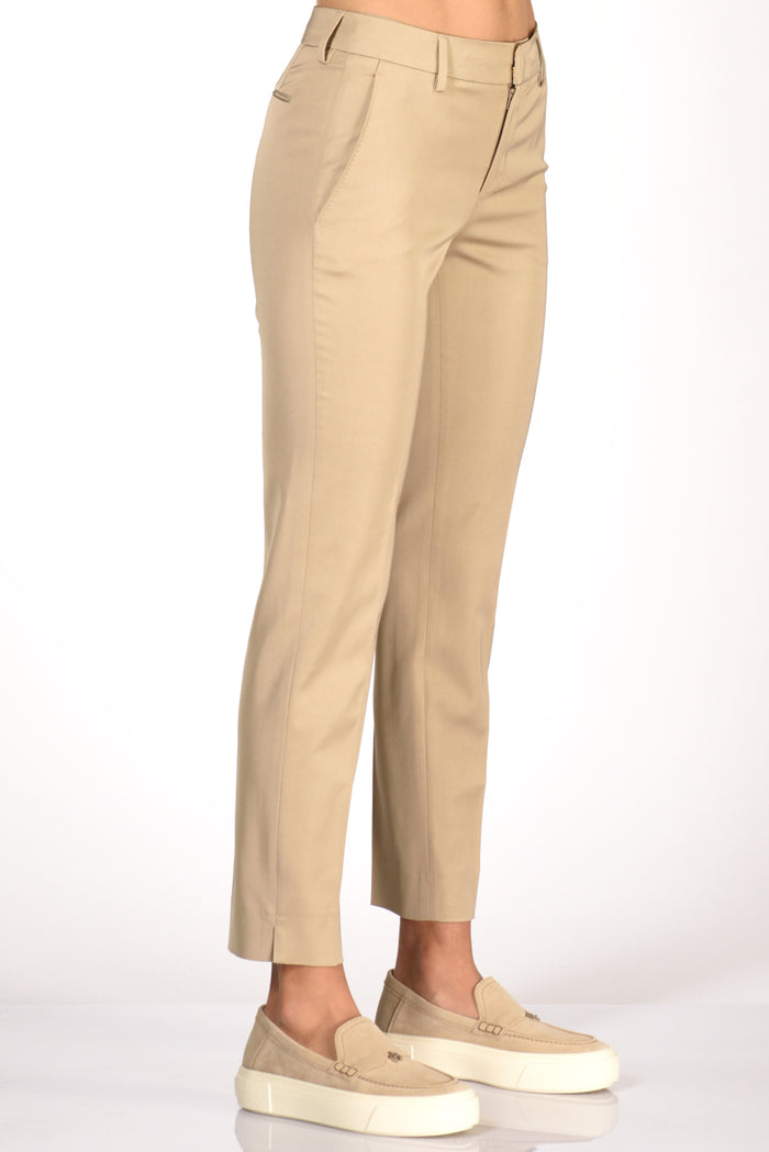 Pt Torino Pantalone New York Beige Donna - 4