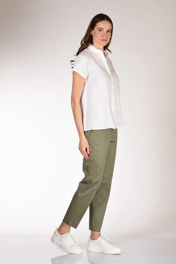 Pt Torino Pantalone New York Verde Olivo Donna-2