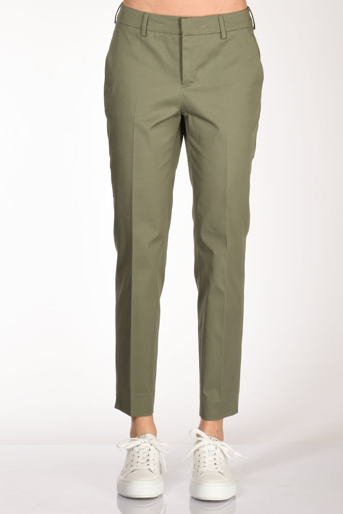 Pt Torino Pantalone New York Verde Olivo Donna - 3
