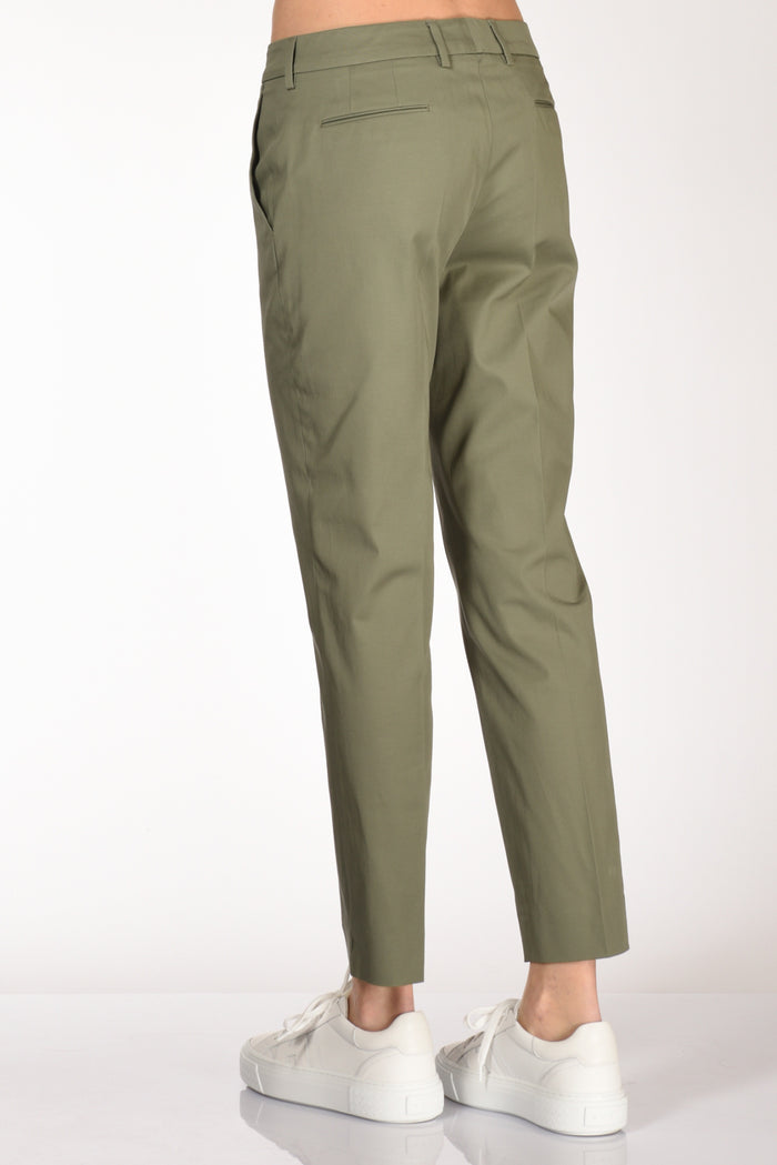 Pt Torino Pantalone New York Verde Olivo Donna - 5