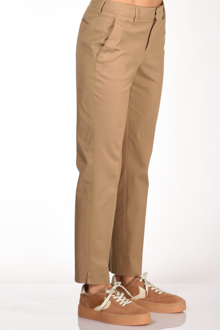 Pt Torino Pantalone New York Beige Caldo Donna - 4