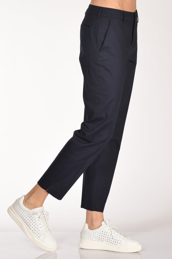 Pt Torino Pantalone New York Blu Donna
