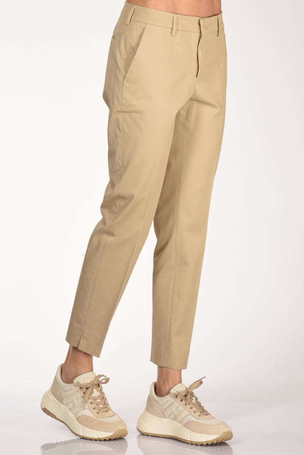 Pt Torino Pantalone New York Beige Freddo Donna