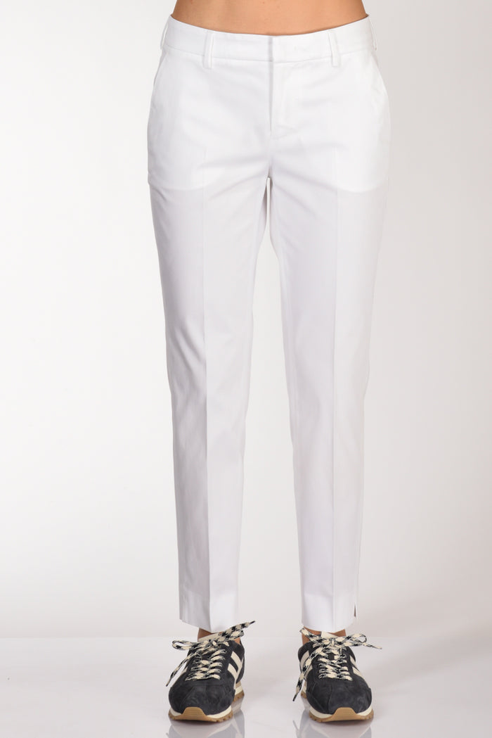Pt Torino Pantalone New York Bianco Donna - 3