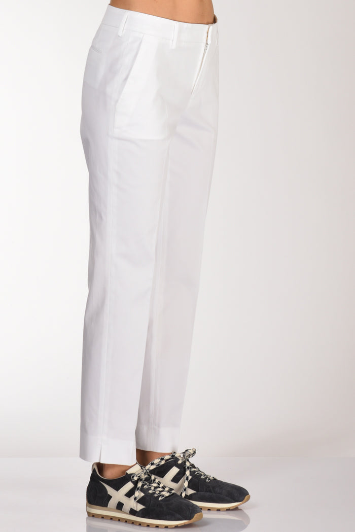 Pt Torino Pantalone New York Bianco Donna - 5