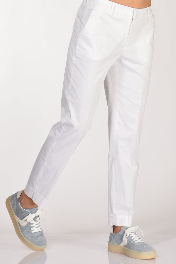 Pt Torino Pantalone New York Bianco Donna - 1