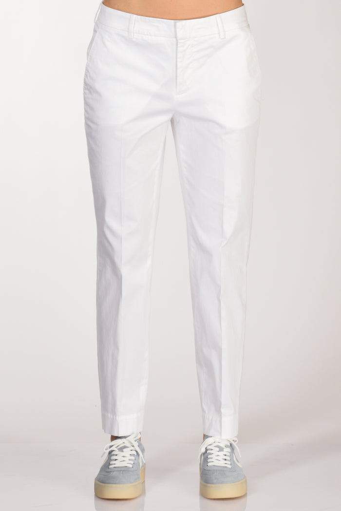 Pt Torino Pantalone New York Bianco Donna - 3