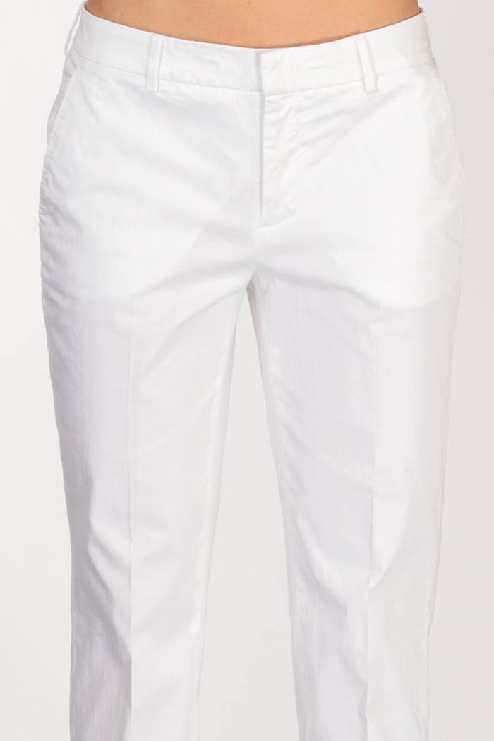 Pt Torino Pantalone New York Bianco Donna - 4