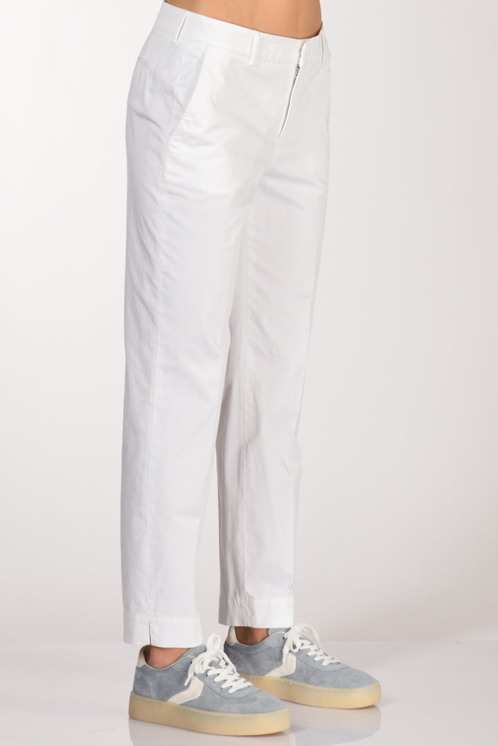 Pt Torino Pantalone New York Bianco Donna - 5