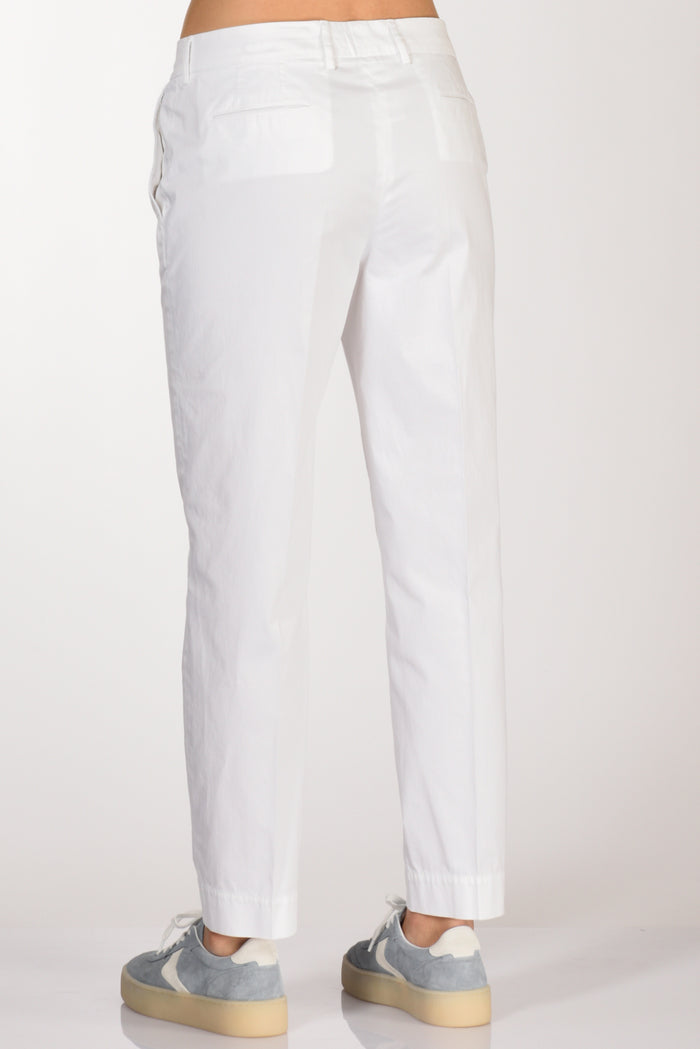 Pt Torino Pantalone New York Bianco Donna - 6