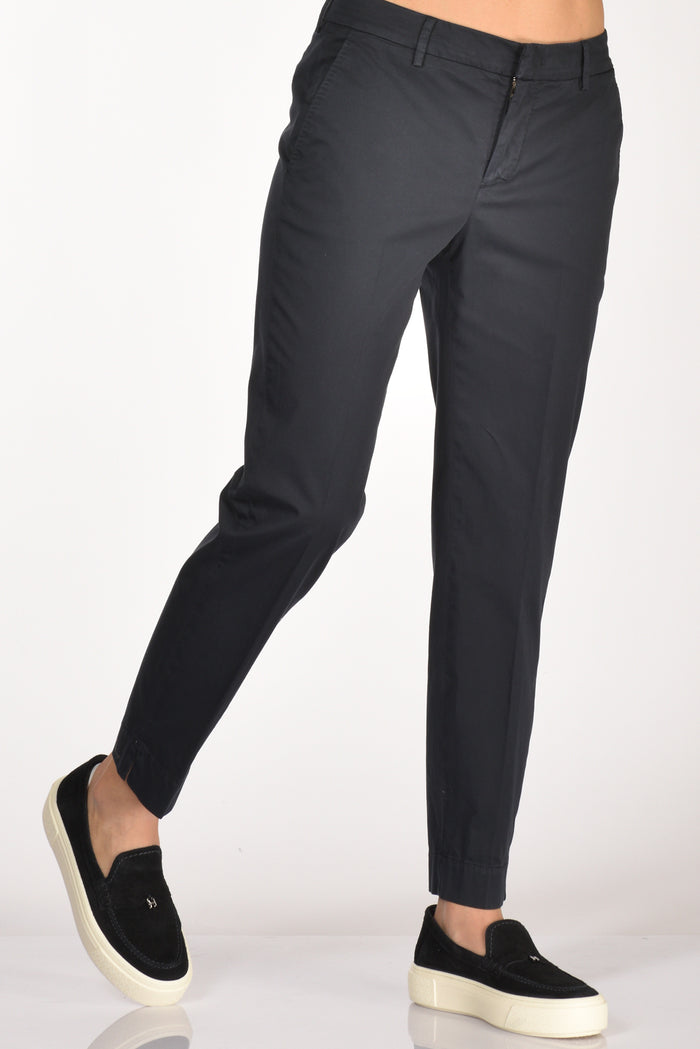 Pt Torino Pantalone New York Blu Navy Donna - 1
