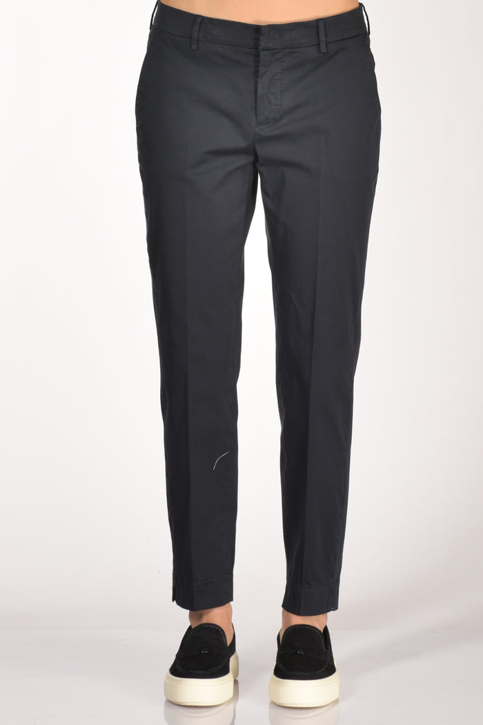 Pt Torino Pantalone New York Blu Navy Donna - 3