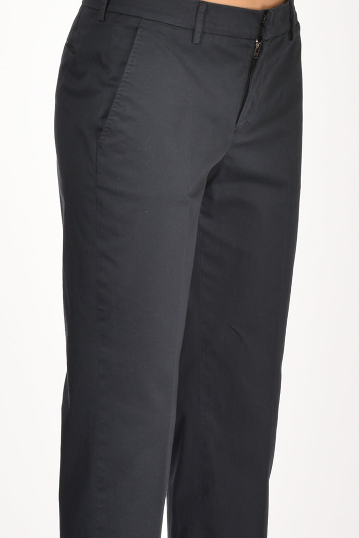Pt Torino Pantalone New York Blu Navy Donna - 4