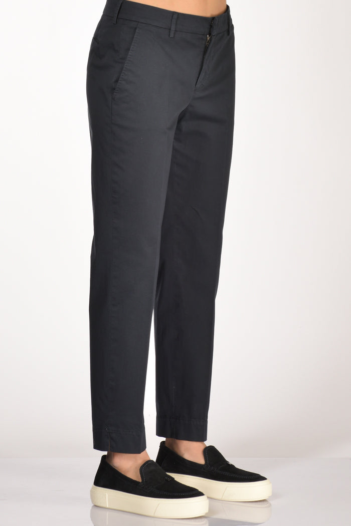 Pt Torino Pantalone New York Blu Navy Donna - 5