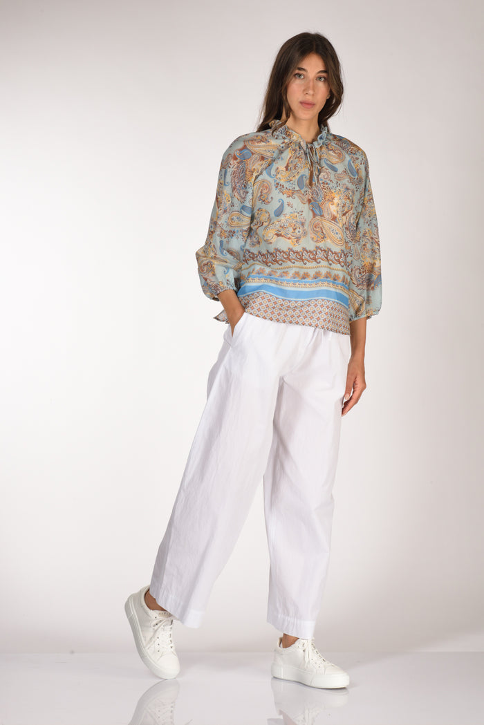 Pt Torino Pantalone Dafne Bianco Donna - 2