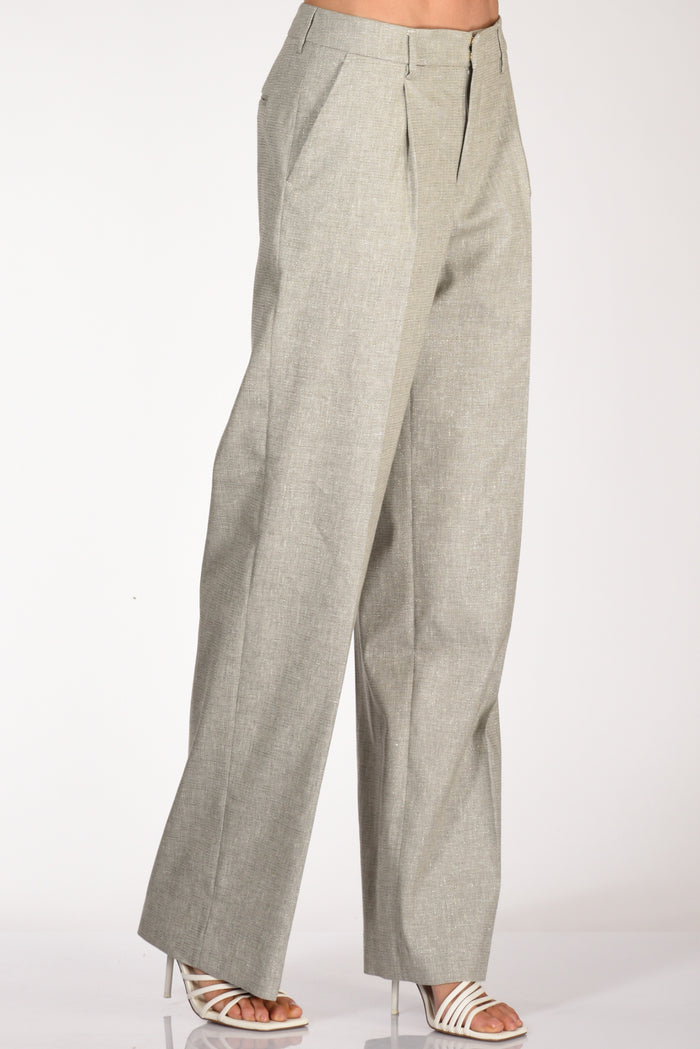 Pt Torino Pantalone Lola Grigio Tortora Donna - 1