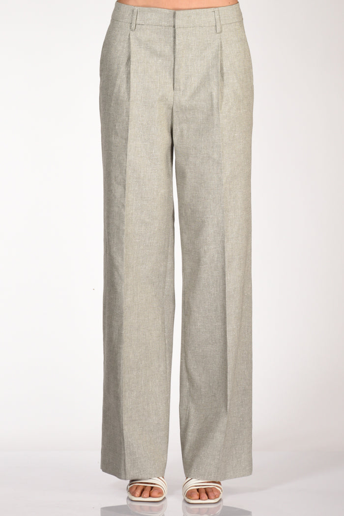 Pt Torino Pantalone Lola Grigio Tortora Donna - 3