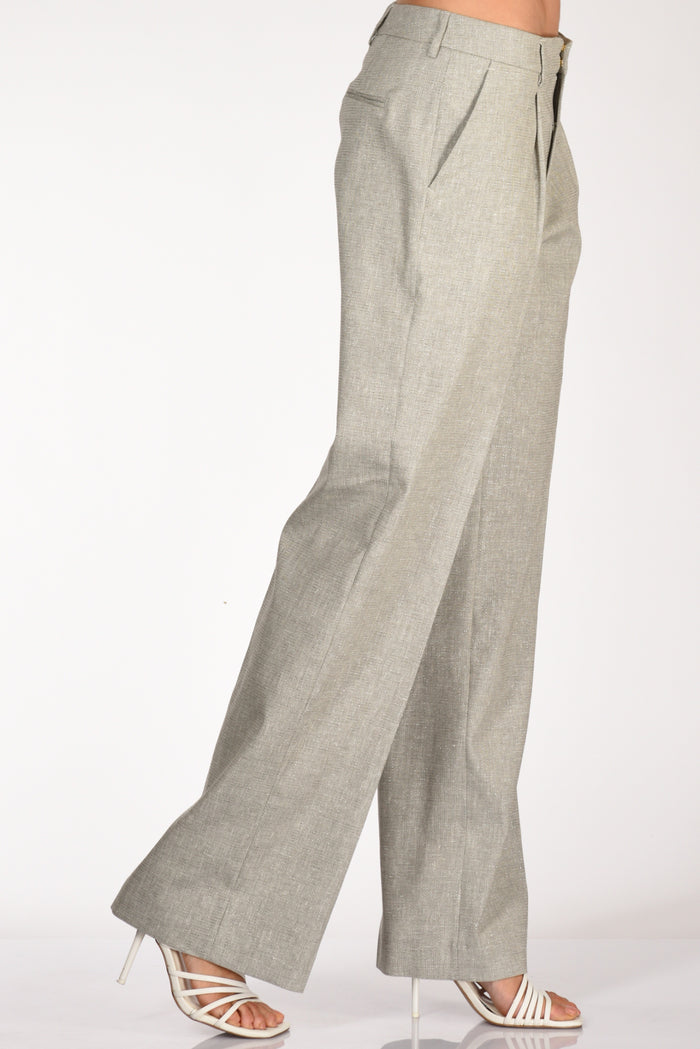 Pt Torino Pantalone Lola Grigio Tortora Donna - 5