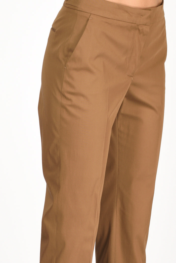 Pt Torino Pantalone Andrea Beige Cammello Donna - 5