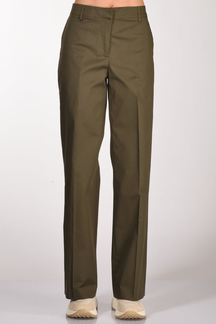 Pt Torino Pantalone Francois Verde Olivo Donna - 3