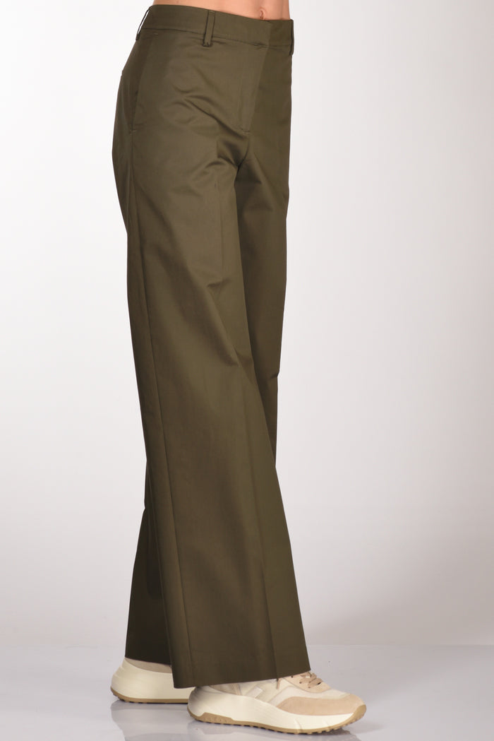 Pt Torino Pantalone Francois Verde Olivo Donna - 4