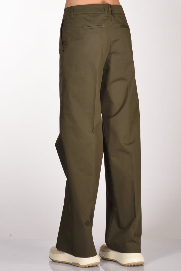 Pt Torino Pantalone Francois Verde Olivo Donna - 6