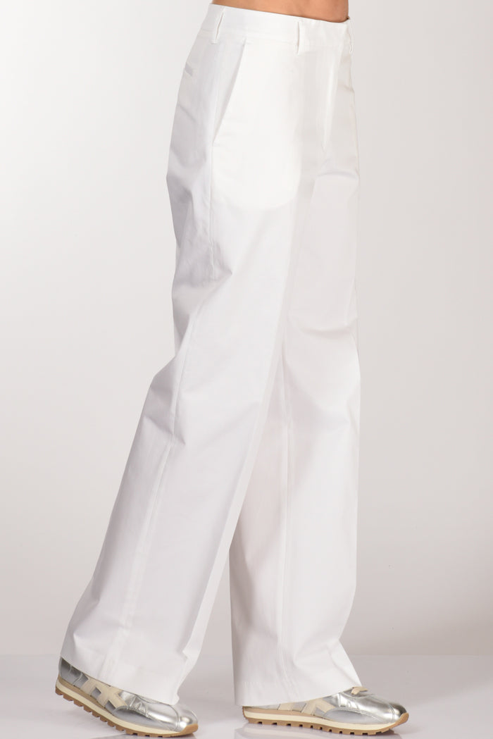 Pt Torino Pantalone Francois Bianco Donna - 1