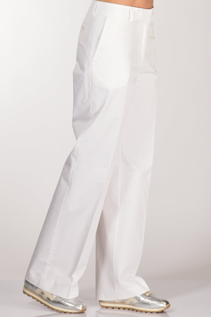 Pt Torino Pantalone Francois Bianco Donna - 5