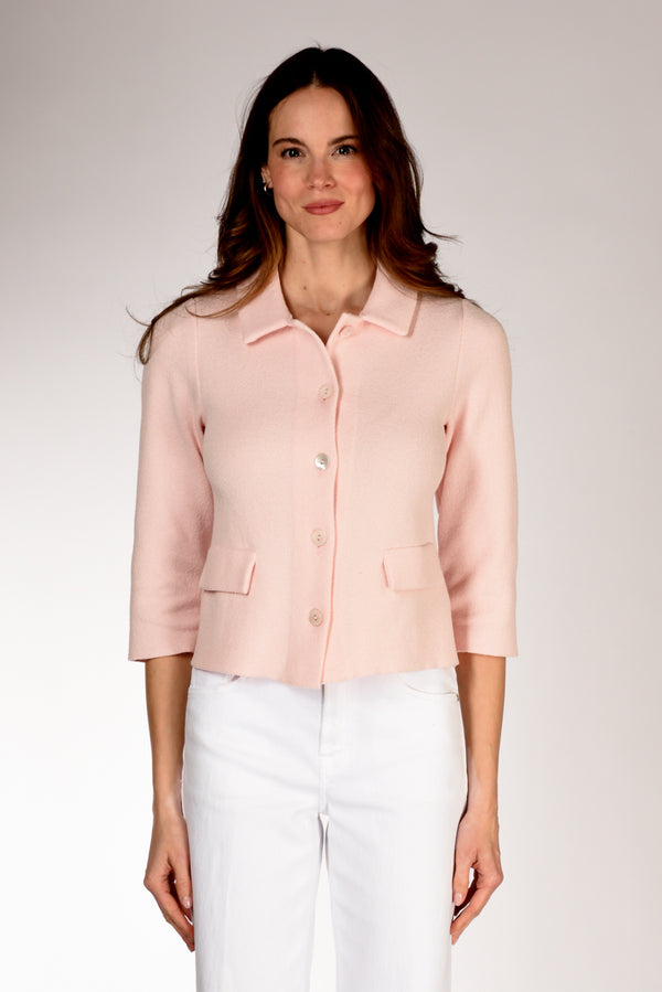 Anne Claire Giacca Di Maglia Rosa Donna-2