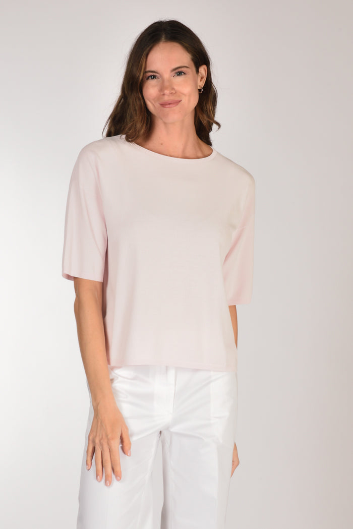 Anne Claire Maglia Girocollo Rosa Donna - 1