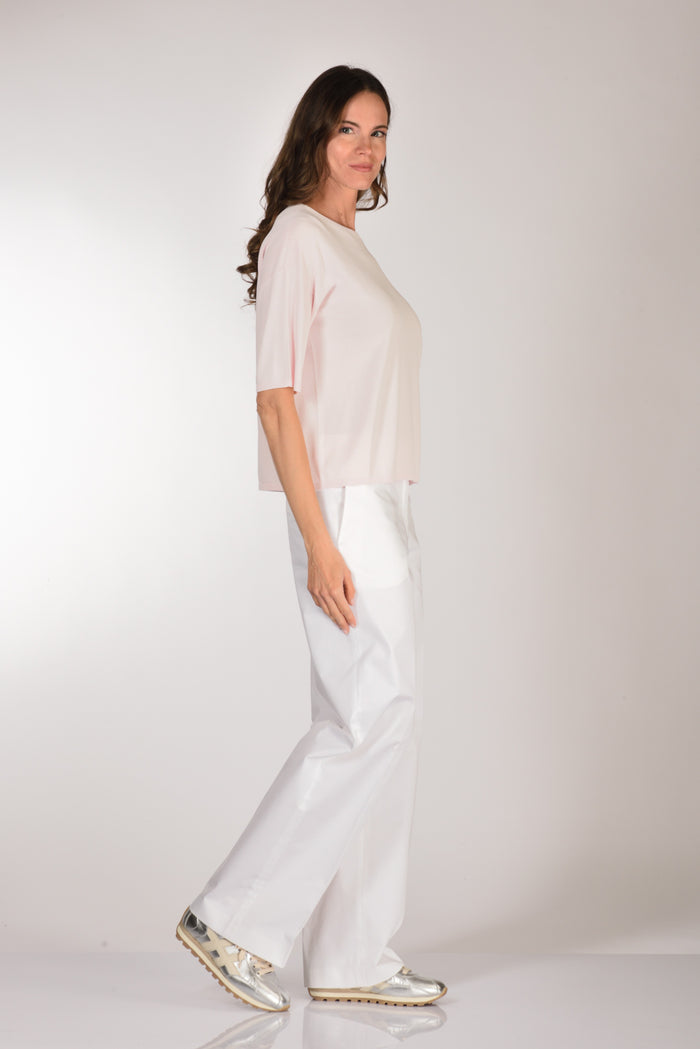 Anne Claire Maglia Girocollo Rosa Donna - 4