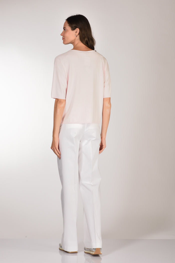 Anne Claire Maglia Girocollo Rosa Donna - 5
