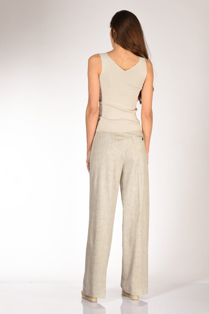 Anne Claire Canotta Maglia Beige Donna - 5