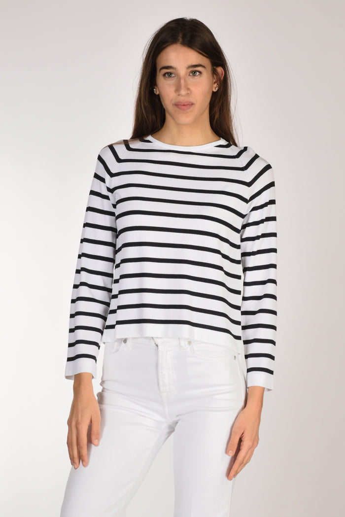 Anne Claire Maglia Rigata Nero/bianco Donna - 1