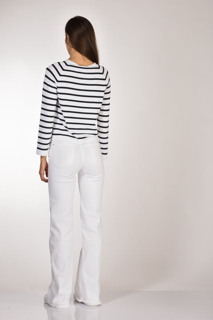 Anne Claire Maglia Rigata Nero/bianco Donna - 5