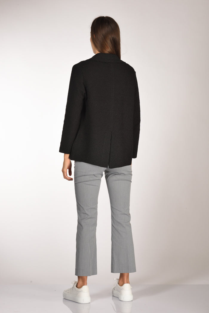 Base Milano Giacca Over Nero Donna - 5