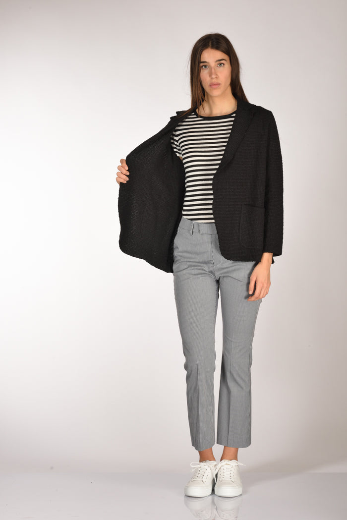 Base Milano Giacca Over Nero Donna - 6