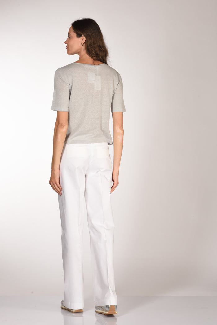 Base Milano Maglia Over Grigio Donna - 5