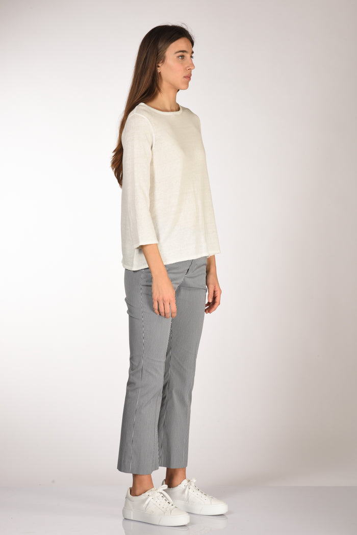 Base Milano Maglia M.3/4 Bianco Naturale Donna - 4