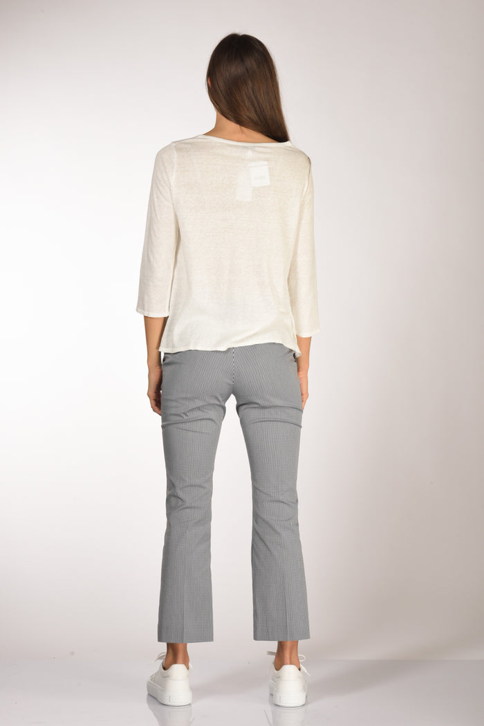 Base Milano Maglia M.3/4 Bianco Naturale Donna - 5