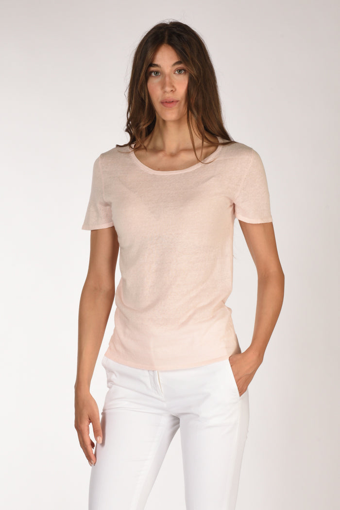 Base Milano Tshirt Mm Rosa Donna - 1