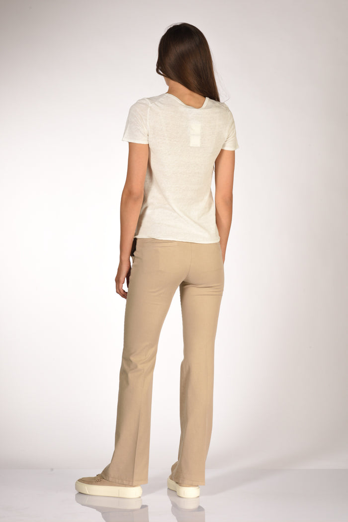 Base Milano Tshirt Mm Bianco Naturale Donna - 5