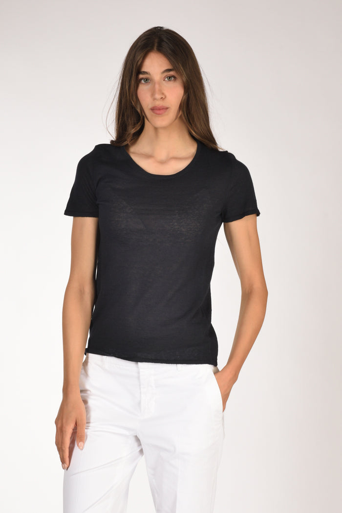 Base Milano Tshirt Mm Blu Donna - 1