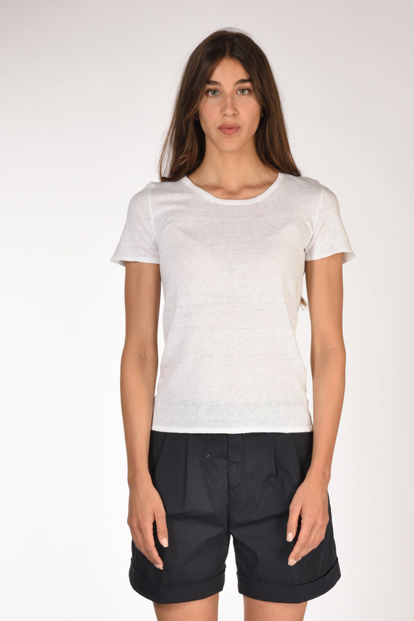 Base Milano Tshirt Mm Bianco Donna-2