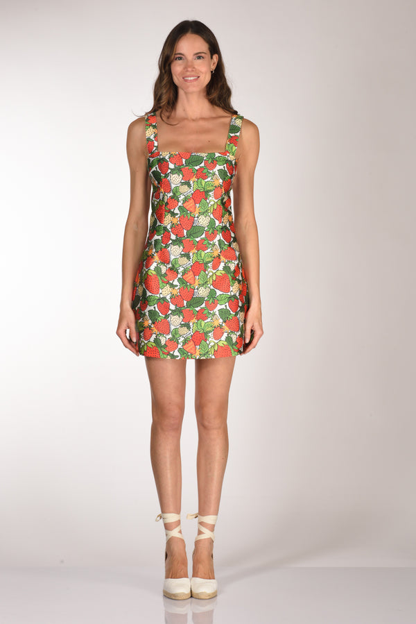 Alessandro Enriquez Abito Stampato Rosso/verde/bianco Donna-2