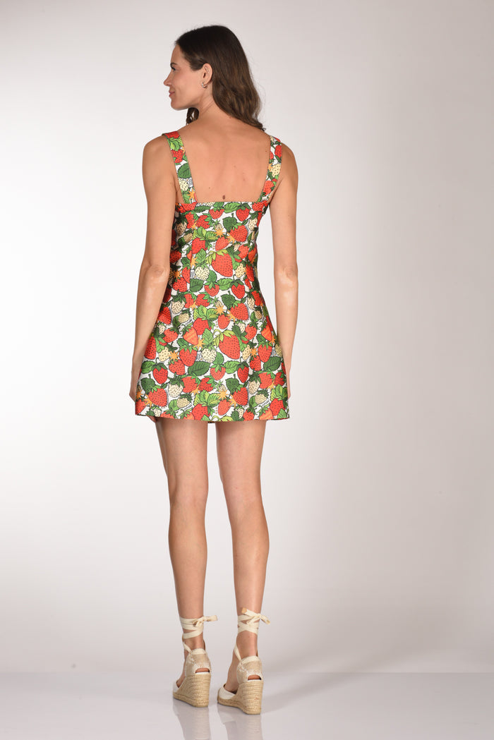 Alessandro Enriquez Abito Stampato Rosso/verde/bianco Donna - 5