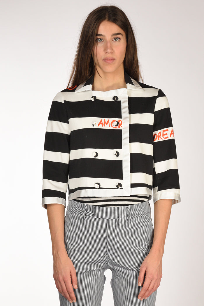 Alessandro Enriquez Giacca Nero/bianco/rosso Donna - 2