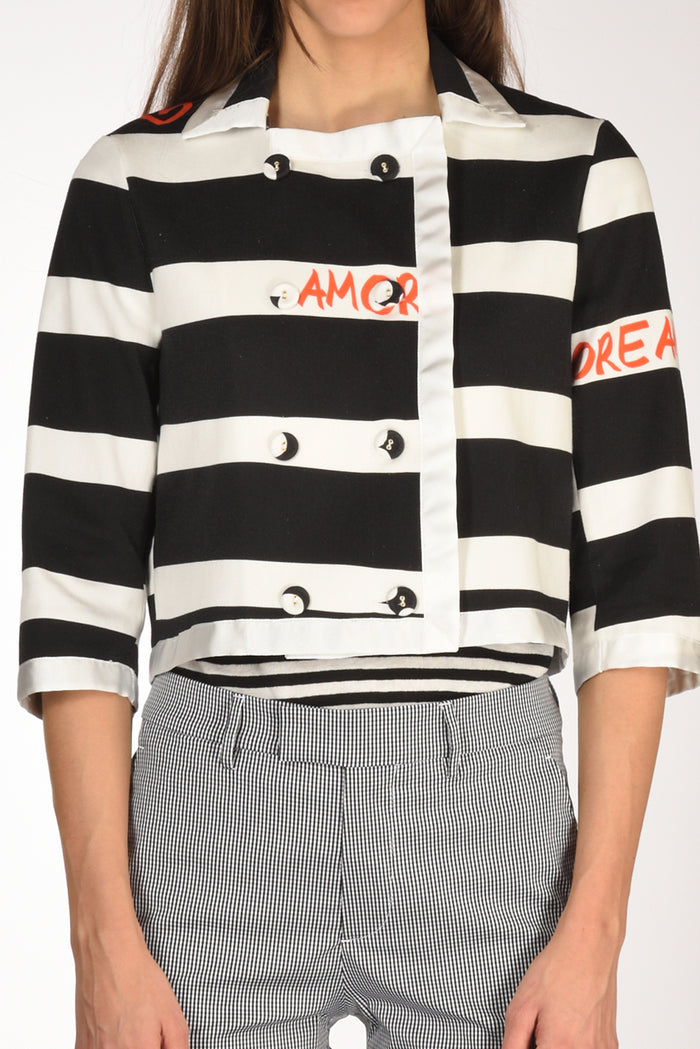 Alessandro Enriquez Giacca Nero/bianco/rosso Donna - 3